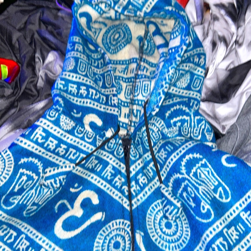 Wool pancho